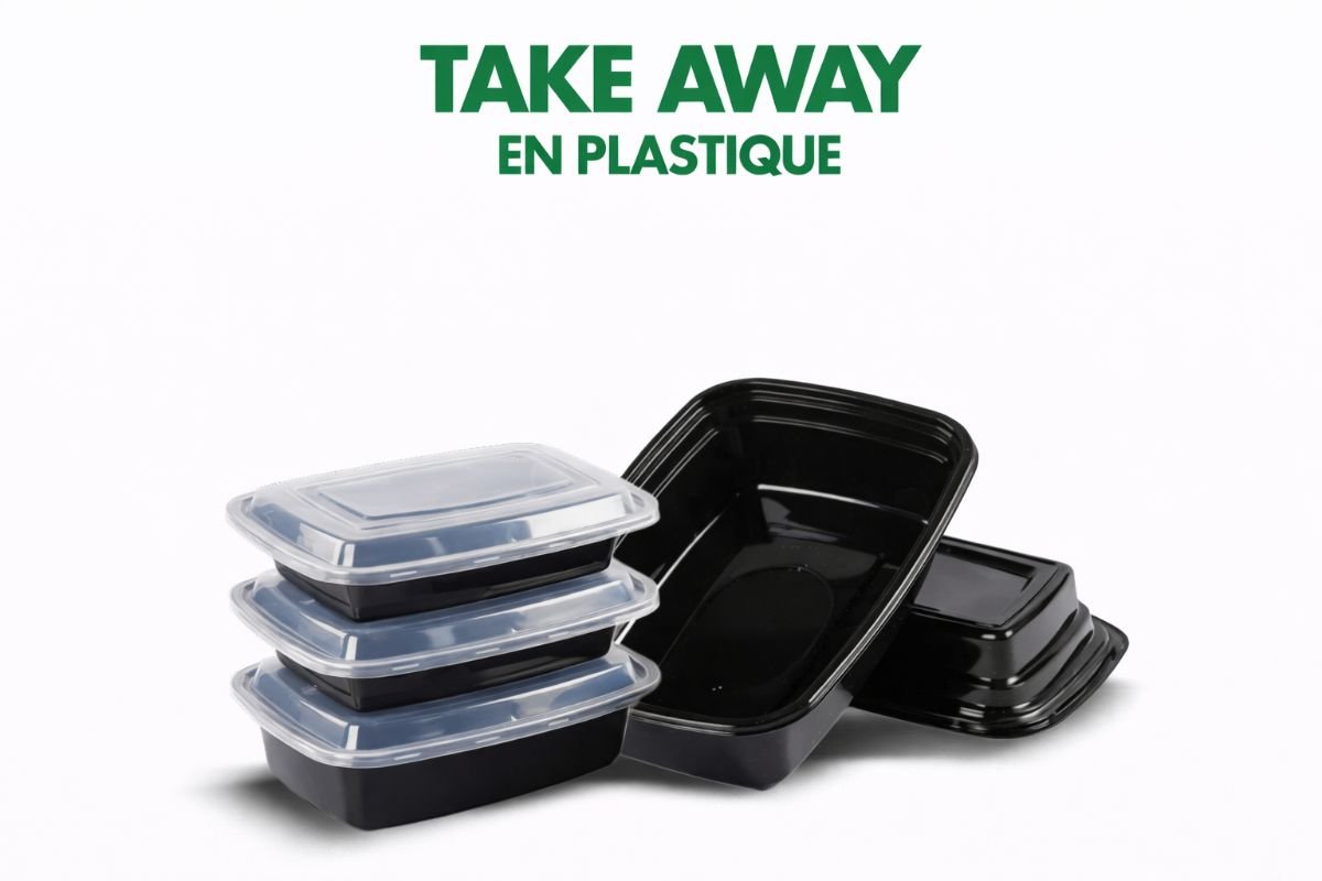 TAKE AWAY EN PLASTIQUE - Emballage responsable CivicBag